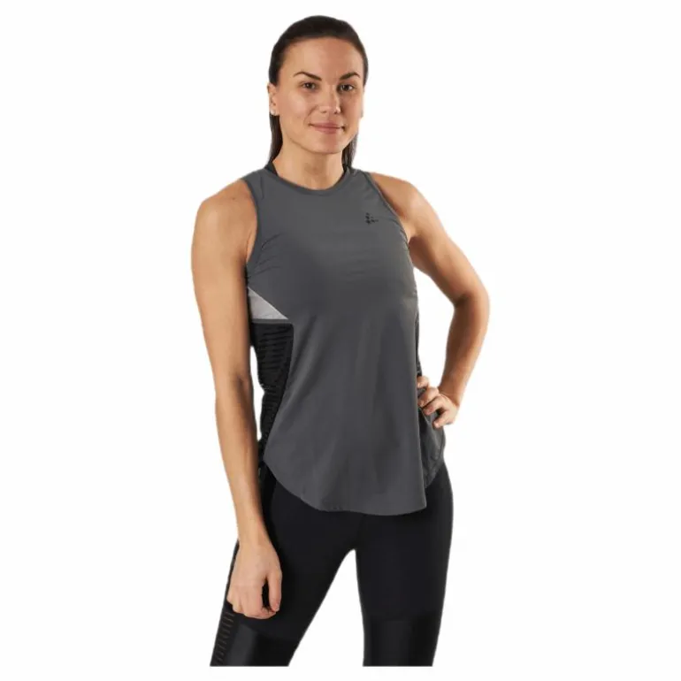 ADV Charge Shiny Singlet Grey