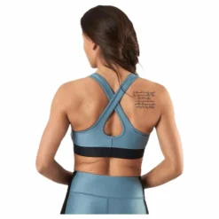 Armour Mid Crossback Bra Blue
