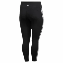 Believe This 2.0 3 Stripe 7/8 Tight Plus Size Black / White