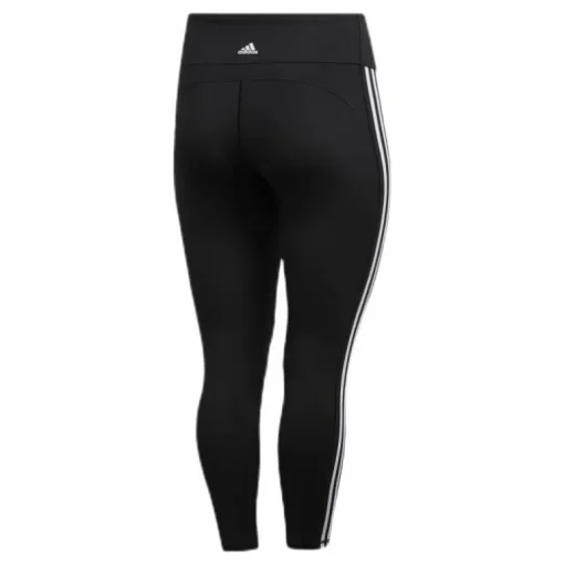 Believe This 2.0 3 Stripe 7/8 Tight Plus Size Black / White