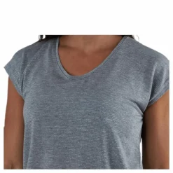 Billo Tee Lurex Stripes Grey