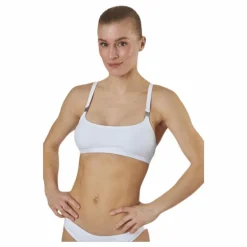 Core Textured Bralette-Rp White