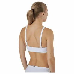 Core Textured Bralette-Rp White