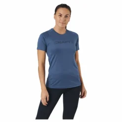 Core Unify Logo Tee W Saphire
