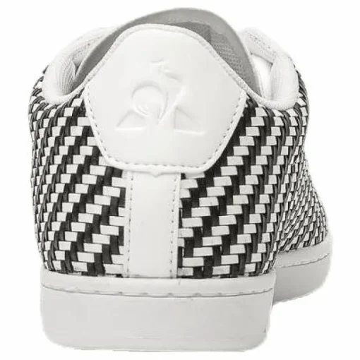 CourtsetT W Woven White/Black