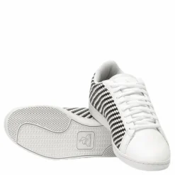 CourtsetT W Woven White/Black