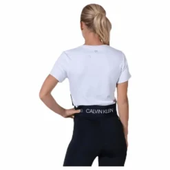 Cropped Short Sleeve T-Shirt White