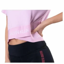 Cropped Short Sleeve T-Shirt Pink