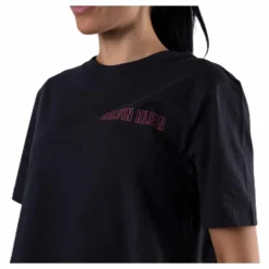 Cropped Short Sleeve T-Shirt Black