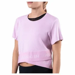 Cropped Short Sleeve T-Shirt Pink