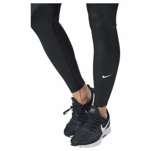 Dri-FIT One Women's Mid-Rise Shine Leggings BLACK/WHITE