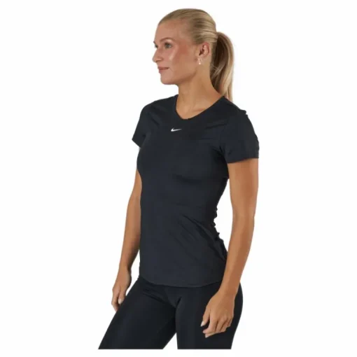 Dri-FIT One Women's Slim Fit Short-Sleeve Top BLACK/WHITE