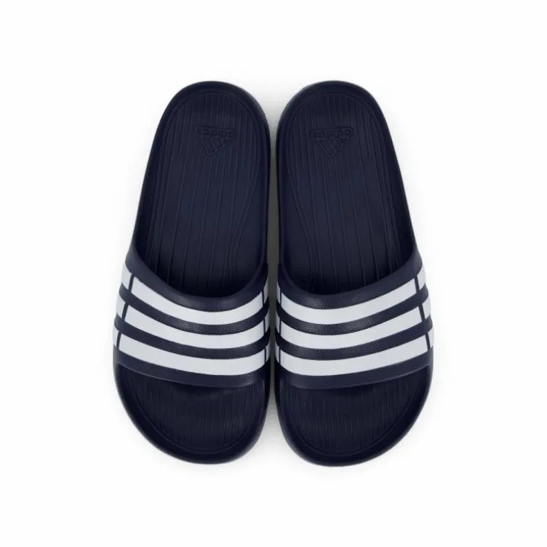 Duramo Slides Dark Blue / White / Dark Blue