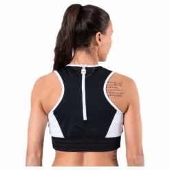 El Ruth Crop Vest Black