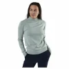 Esera Ls High Neck Knit Green