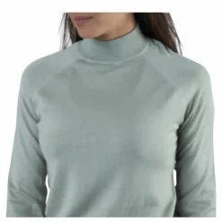 Esera Ls High Neck Knit Green