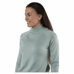 Esera Ls High Neck Knit Green