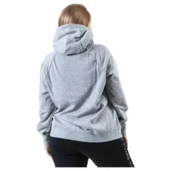 Essential Zip Hoodie Plus Grey