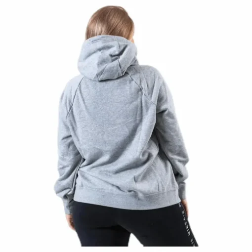 Essential Zip Hoodie Plus Grey