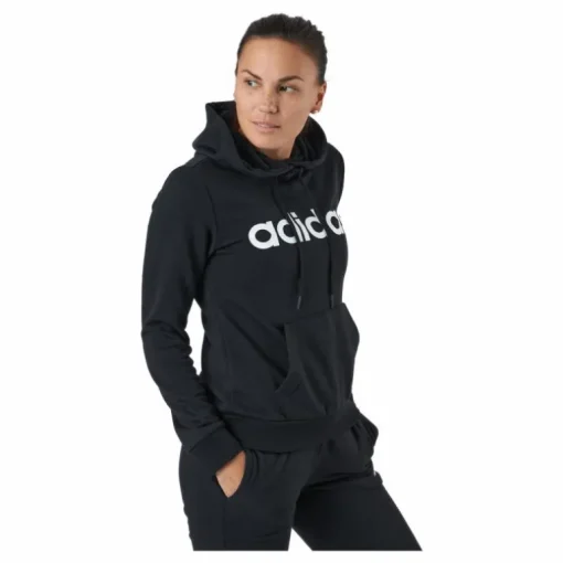 Essentials Hoodie Black / White