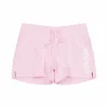 Essentials Linear French Terry Shorts Clear Pink / White