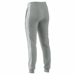 Essentials Single Jersey 3-Stripes Joggers Medium Grey Heather / White