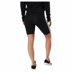 Essentials 3-Stripes Bike Shorts Black / White