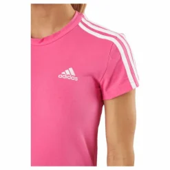 Essentials 3-Stripes Tee Dress Pulmag/White