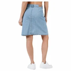 Farrah Reg Dnm Skirt Blue
