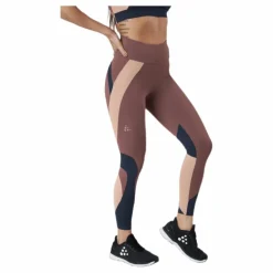 Flow Blocked Tights Purple