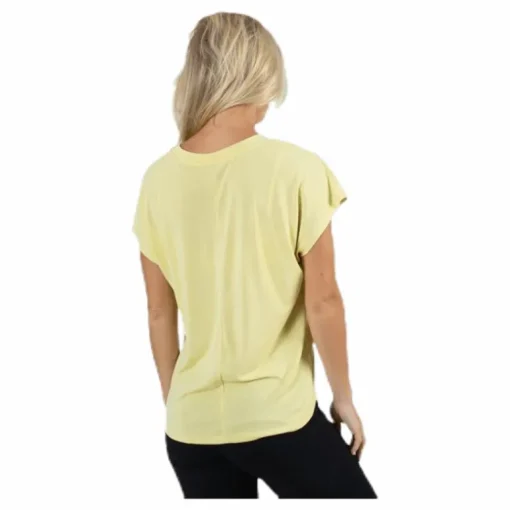 Free Life S/S O-Neck Top Jrs Yellow