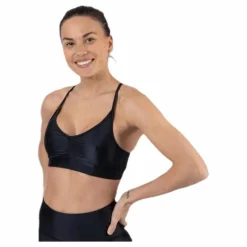 Gloss Bra Top Black