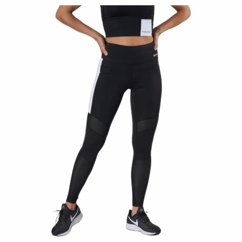 High Waist Block Tight Black