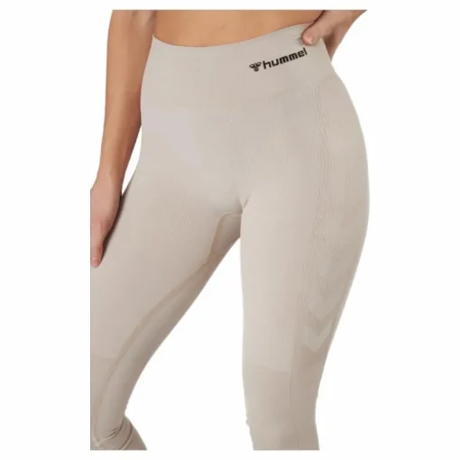 Hmlclea Seamless Mid Waist Tig Chateau Gray