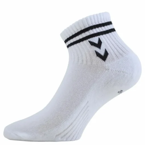 Hmlstripe 4-pack Mid Cut Socks White/black
