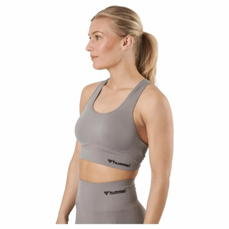 Hmltif Seamless Sports Top Driftwood