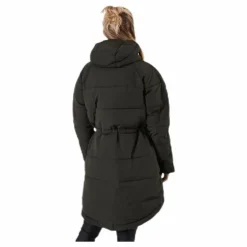 Hourglass Puffer Jacket Green