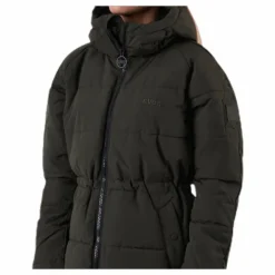 Hourglass Puffer Jacket Green