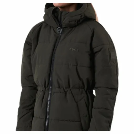 Hourglass Puffer Jacket Green