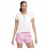 Icon Clash SS Top Pink/White