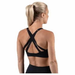 Impact Strappy Bra GRX White/Black