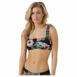 Intense Power Bandeau-Print Patterned