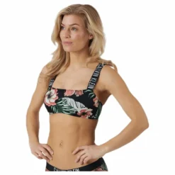 Intense Power Bandeau-Print Patterned