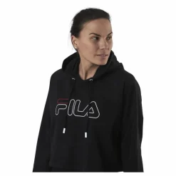 Jana Cropped Hoody Black