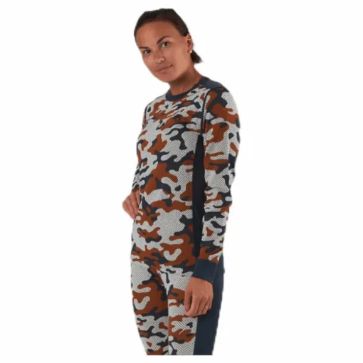 Kongle Long Sleeve Shirt Patterned/Brown