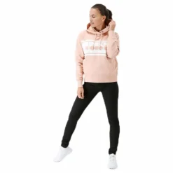 L. Hoodie Spectra Pink/Beige