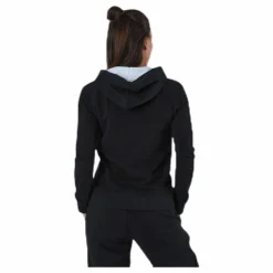 Lady Sweat Hood, Logo Zeleril White/Black