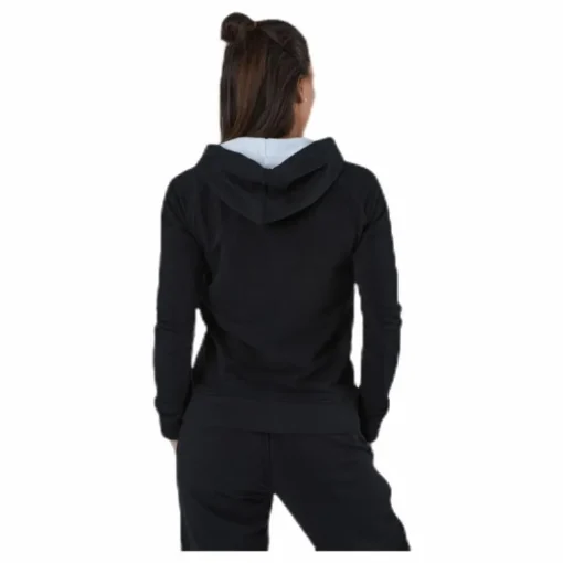 Lady Sweat Hood, Logo Zeleril White/Black