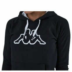 Lady Sweat Hood, Logo Zeleril White/Black