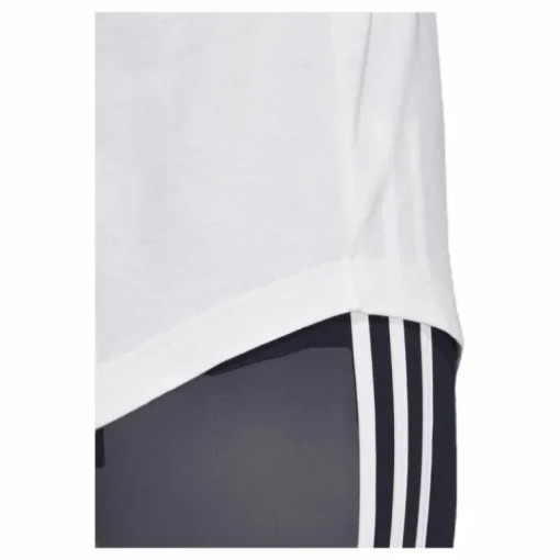 Linear Loose Tank White/Black